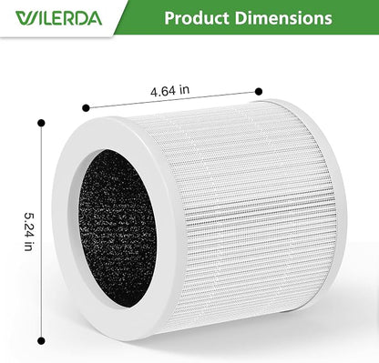 4 Pack A1 Replacement Filter Compatible - Image 2