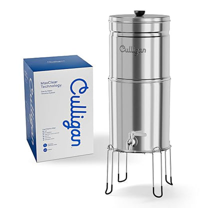 Culligan MaxClear 3 Gallon Gravity Water Filter System, Polished - Image 2