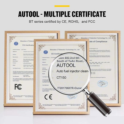 AUTOOL Ultrasonic Fuel Injector Cleaner Tester Support Petrol Motorcycle - Image 7