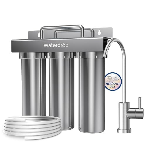 Waterdrop TST-UF-B 0.01 Micron Ultra-Filtration Under Sink Water Filter by Waterdrop