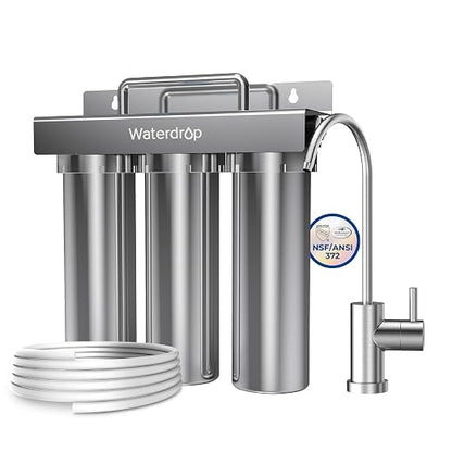 Waterdrop TST-UF-B 0.01 Micron Ultra-Filtration Under Sink Water Filter by Waterdrop