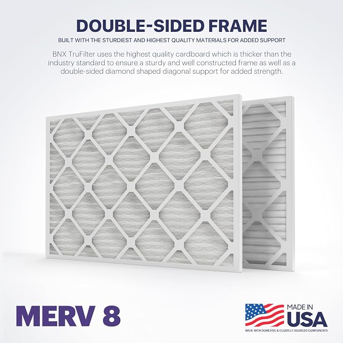 BNX TruFilter 20x30x1 Air Filter MERV 8 - Image 4