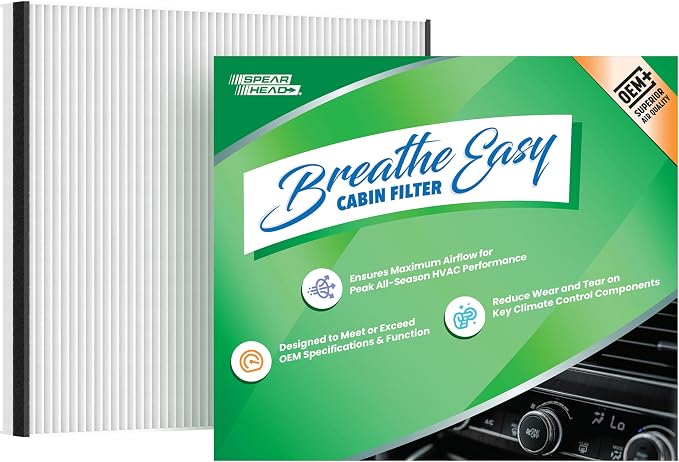 Spearhead OEM+ Particulate Breathe Easy Cabin Filter | Fits 13-18 C-Max by SPEARHEAD
