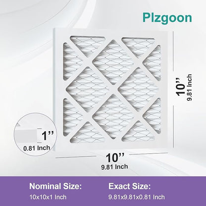 10x10x1 Air Filter MERV 11 MPR 1000 Pleated Air Conditioner Filter - Image 2