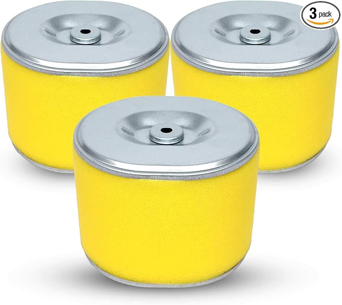 HOODELL 3 Pack Air Filter Fit for Honda GX390 13HP GX340 11HP Engine Pressure by HOODELL