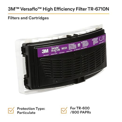 3M Versaflo High Efficiency Particulate Filter TR-6710N-5, - Image 2
