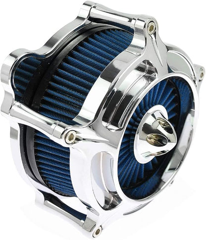 HDBUBALUS Motorcycle CNC Spike Air Cleaner Air Filter Intake System Fit - Image 2