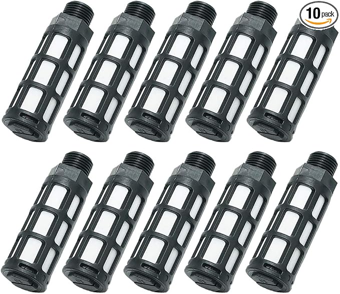 Beduan Pneumatic Air Compressor Muffler Fitting 1/8" NPT Compressed Exhaust by Beduan