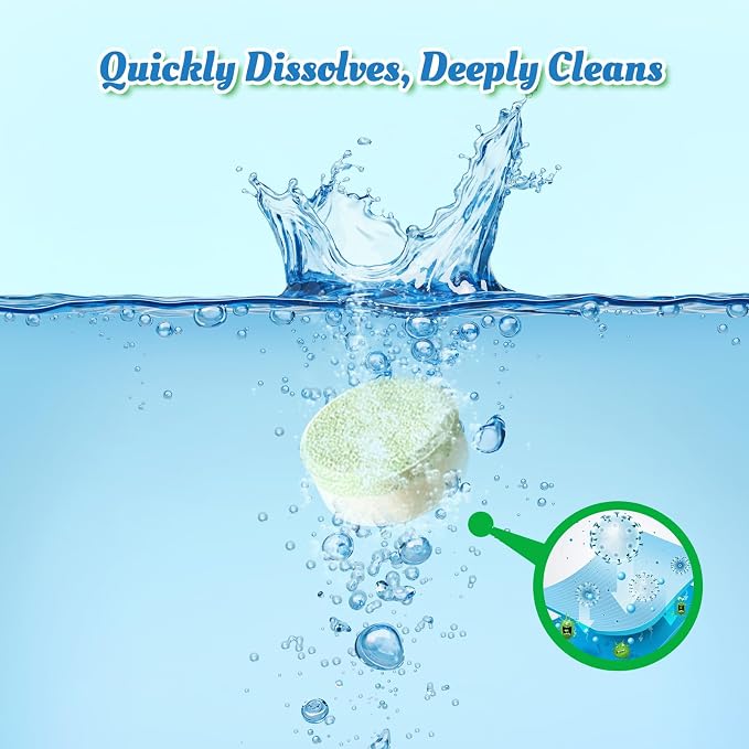 Garbage Disposal Cleaner Deodorizer Tablets-24 Pack Deep Cleaning Disposer - Image 2