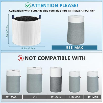 2-pack 511i MAX Replacement Filter Compatible - Image 2