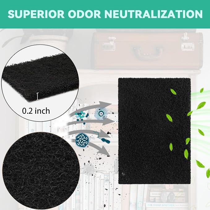 8 Pcs Charcoal Filters Compatible - Image 3