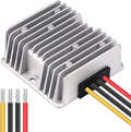 Cllena DC 8V-40V to 12V 10A Automatic Buck Boost Converter Step Down/Up Regulator Voltage Reducer Converter Waterproof Regulated DC Power Supply for Golf Cart Club Car LED Light