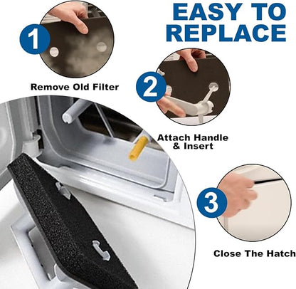Plinth Filter Replacement for Miele T1 Dryer, Dryer Foam Filter 8.15x6.18x1.18″ - Image 4