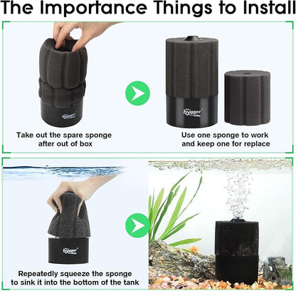 hygger Aquarium Sponge Filter 55-125 Gallon Fish Tank Filter - Image 5