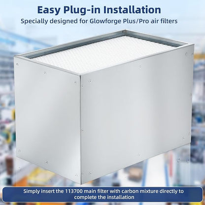 113700 Main Filter with Carbon Mix Compatible with Glowforge Plus/Pro Air - Image 5
