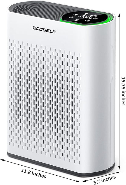 Smart Air Purifiers for Large Room, Cleans 2, 400 ft² in 30 Mins, 3-Stage True - Image 9