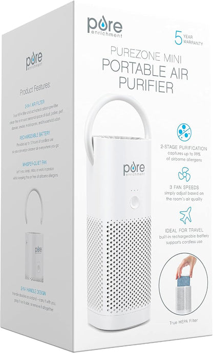 Pure Enrichment PureZone Mini Portable Air Purifier - Image 9