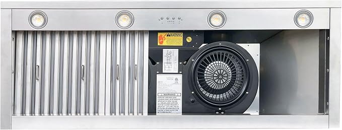 CT Copper Tailor Sloped Copper Vent Hood Island Mount, 1150 CFM Exhaust Fan - Image 9