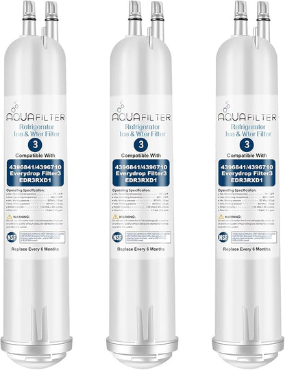 FILTER3 4396841 Refrigerator Water Filter Replacement Compatible by MMFILTER