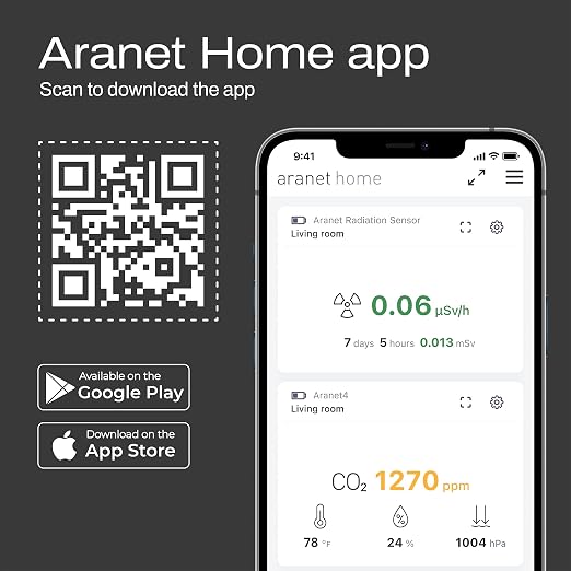 SAF Aranet4 Home: Wireless Indoor Air Quality Monitor - Image 5