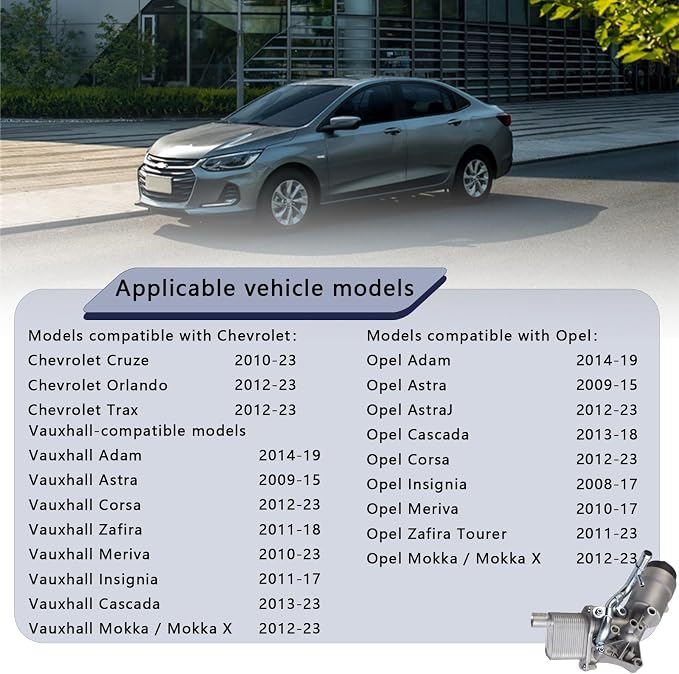 Engine Oil Filter Housing assembly Compatible - Image 2
