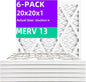 20x20x1 MERV 13 Pleated Air Filter MPR 1900 & FPR 10, Furnace Air Filters by Qingzhug