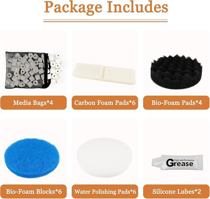 28 PCS Replacement Filter Media Kit Compatible - Image 3