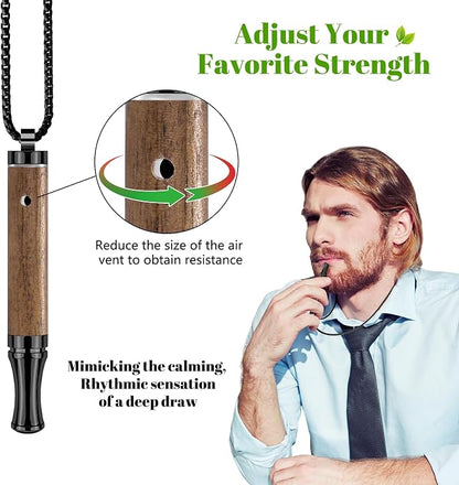 ASTOFLI Adult Quit Smoking Breathing Necklace: Adjustable Air Inhaler Stop - Image 2
