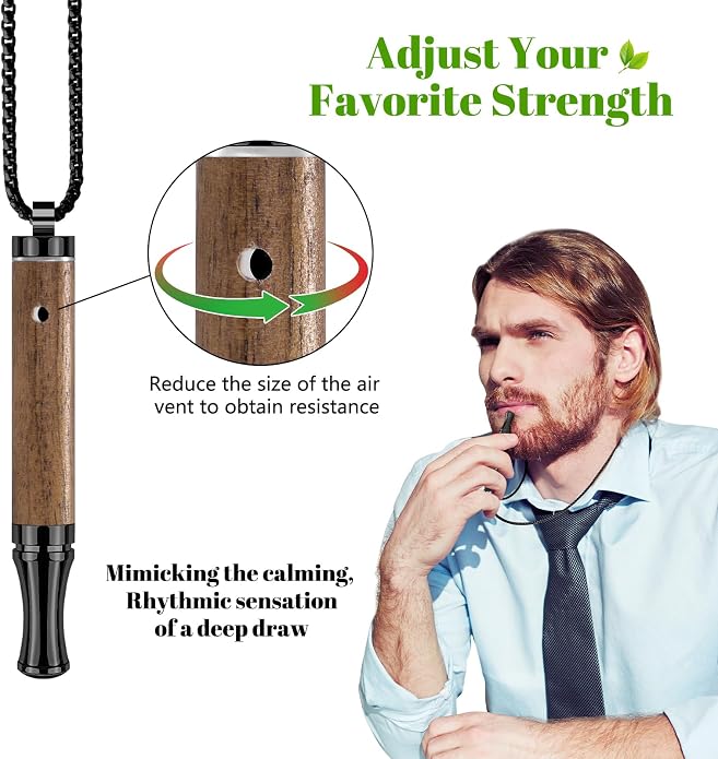 ASTOFLI Adult Quit Smoking Breathing Necklace: Adjustable Air Inhaler Stop - Image 3