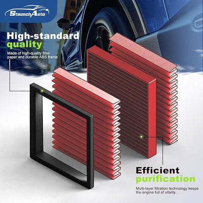 Engine & Cabin Air Filter for RAV4 19-25, Camry 18-24, Avalon 2021, Highlander - Image 3