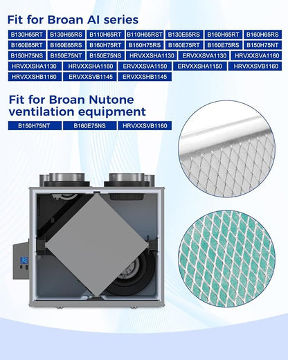 2PCS SV66133 MERV-8 HEPA Filter Fit - Image 4