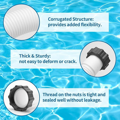2-Pack 1.5 Inch Pool Pump Hose Replacement - Image 5