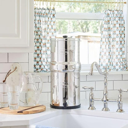 Big Berkey Gravity-Fed Stainless Steel Countertop Water Filter System 2.25 by Berkey