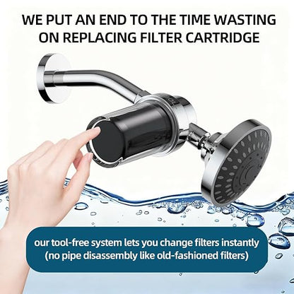 2-Pack Shower Filters with 11 Replacement Cartridges - Image 5