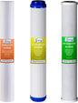 iSpring F3WCB32-O Filters: 20" x 2.5" Sediment, Carbon Blocks by iSpring