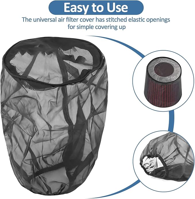Universal Air Filter Cover, Protects High-Flow Air Intake Filters - Image 3