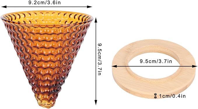 Glass Coffee Dripper, Pour Over Coffee Maker - Image 2