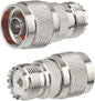 4 Pack N Male to UHF Female SO-239 Connector Adapter N Connector to PL-259 by MOOKEERF
