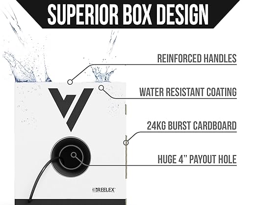 Voltive 18/4 Shielded Low Voltage Wire, Plenum CL3P, Black, 500ft - 18AWG, 4 Conductors, Overall Shield, Stranded Bare Copper, UL Listed - V-1264-2