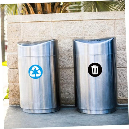 1Set PVC Waste Sorting Stickers Self Adhesive Trash Bin Labels - Image 6