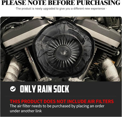 Waterproof Air Filter Rain Sock Motorcycle Dustproof Cold Air Intake Protective - Image 3