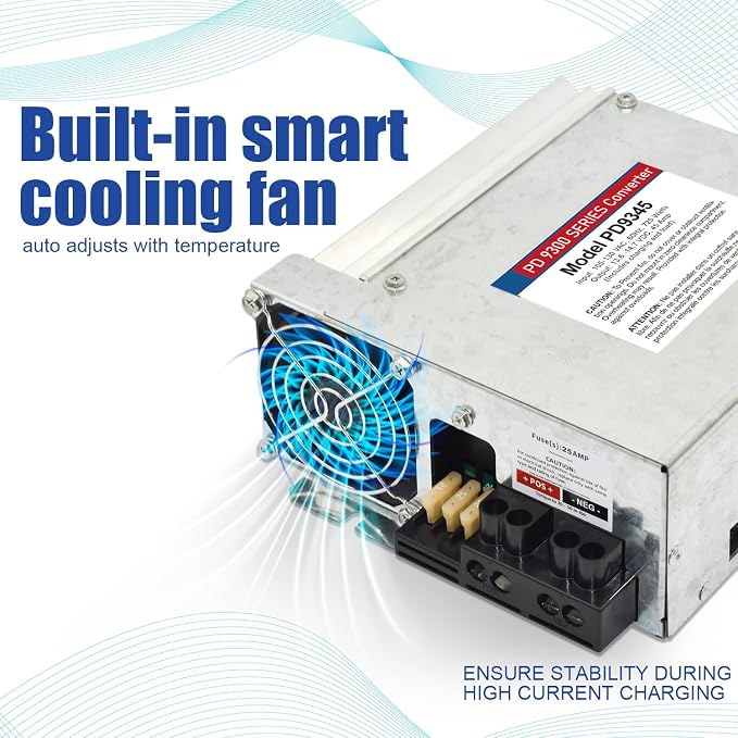 PD9345 RV Power Converter replacement-9300 Series Converter, 45Amp 120V to 12V - Image 6