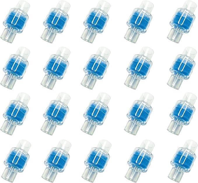 20 Pack Universal Heat Moisture Exchanger/Exchange Filter Replacement by Unknown