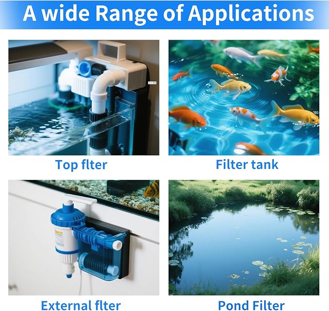 Aquarium Filter Media, Cuttable & Washable Aquarium Filter Floss - Image 5