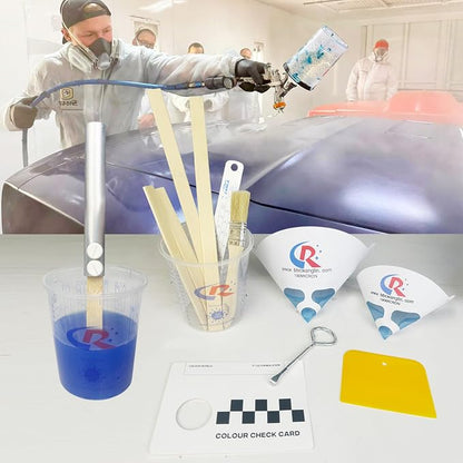 50 Pack of Paint Strainers, Paint Filter Strainer Paper Cone - Image 3