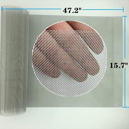 Stainless Steel Mesh Screen #20Mesh -Size:15.7"x47.2" SS304 Wire Mesh Screen - Image 5