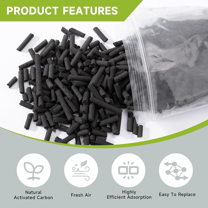 2-Pack Odor Absorbing Activated Charcoal Filter Refills - Image 6