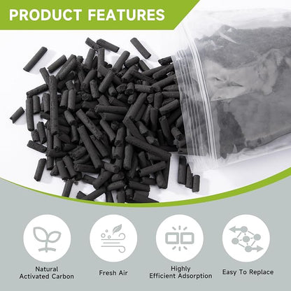 2-Pack Odor Absorbing Activated Charcoal Filter Refills - Image 6