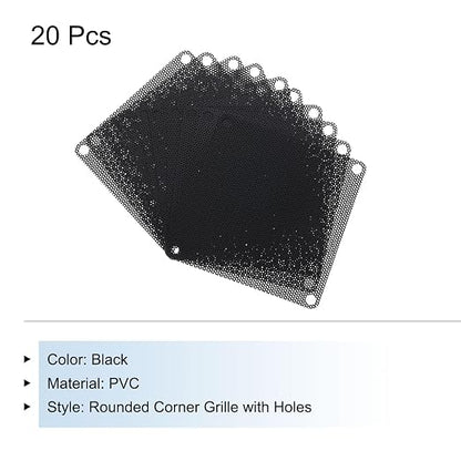 MECCANIXITY 20PCS PC Dust Filter, 80mmx80mm PVC Computer Case Cooler Dustproof - Image 3