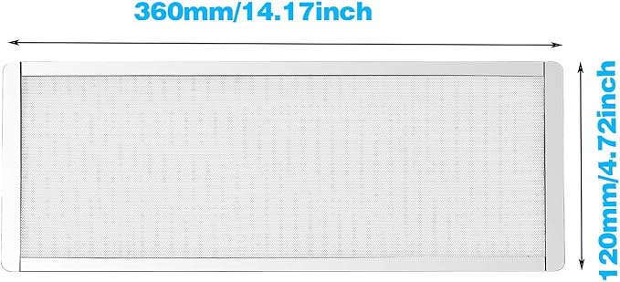 360mm 120mm x 2 PC Fan Dust Mesh Filter 4.72inch PVC Computer PC Case Dust - Image 4